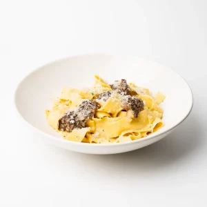 Паппарделле со сморчками