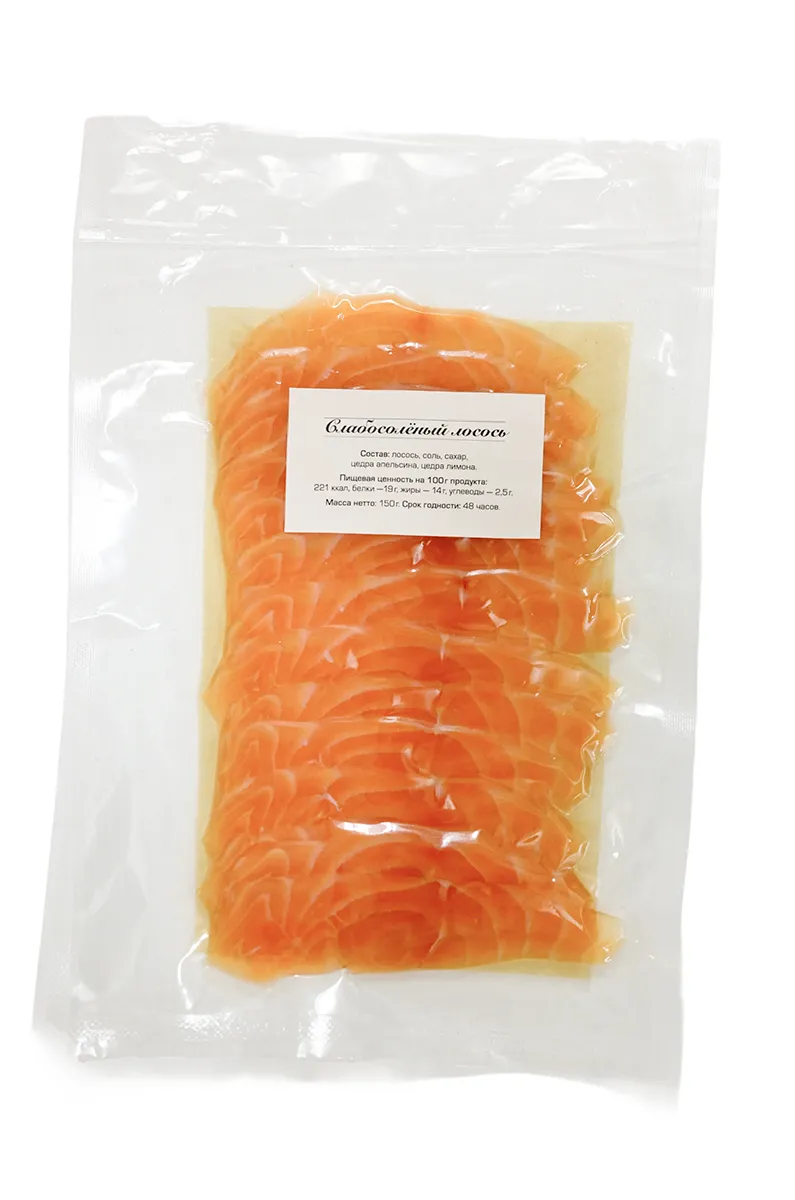 Лосось слабой соли